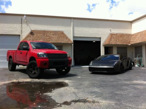 2007 nissan titan se extended cab pickup 4-door 5.6l lifted