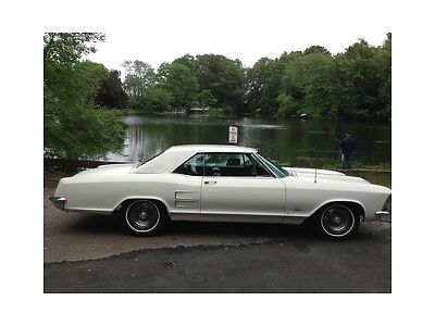 1963 buick riviera 455 wildcat v8 76k original low miles white mint