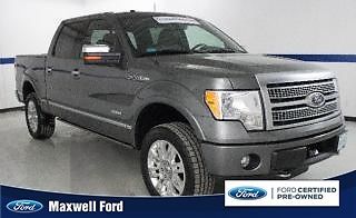 11ford f150 platinum 4x4, ecoboost, nav, roof, very low miles, 1 owner!