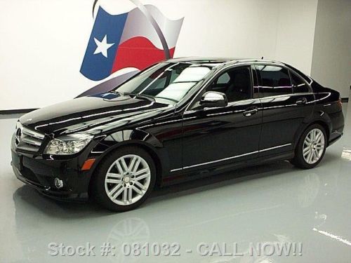 2009 mercedes-benz c300 sport sunroof htd seats 56k texas direct auto