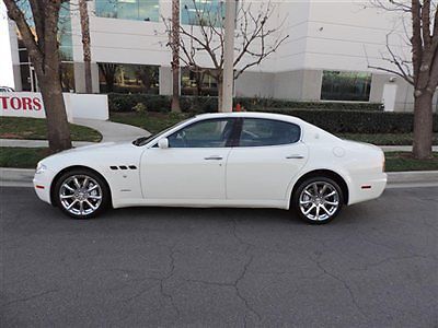 2006 maserati quattroporte qp / white with black int / 6 in stock to choose from