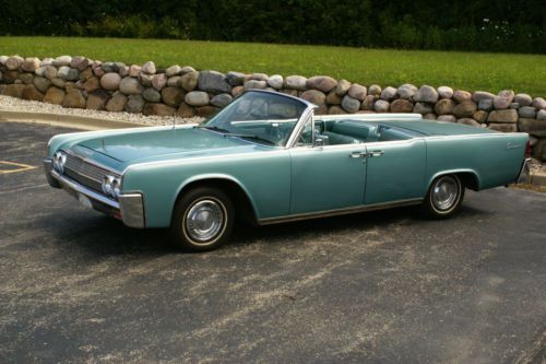 1963 lincoln continental 4-door convertible