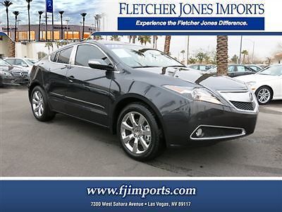 Acura zdx sh all wheel drive awd technology chrome sport camera navigation one