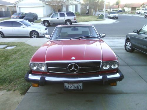 Red/Tan 1981 Mercedes-Benz 380slc ExcellentOriginalCondition Minor Imperfections, US $17,000.00, image 2