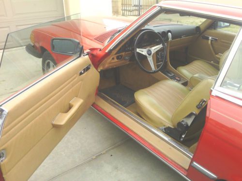 Red/Tan 1981 Mercedes-Benz 380slc ExcellentOriginalCondition Minor Imperfections, US $17,000.00, image 4