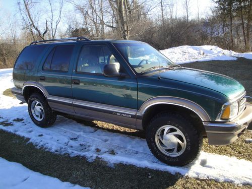 1996 chevrolet blazer lt sport utility 4-door 4.3l no reserve