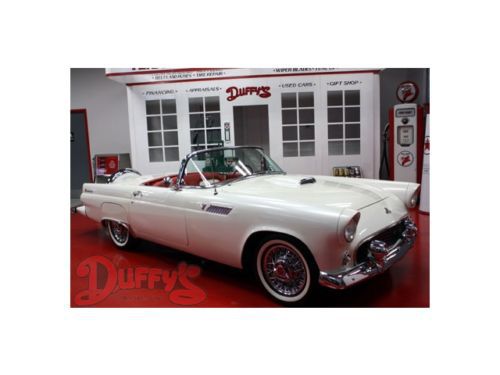 1955 ford thunderbird roadster white 292 v8