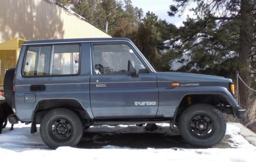 Toyota landcruiser turbo diesel lj-70, 1986