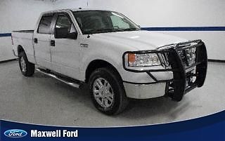 08 ford f150 4x4 crew cab xlt, grill guard, low miles, we finance!