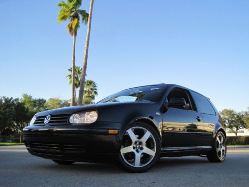 Superb 2002.5 vw golf gti 204 h.p. 24 valve vr6 six speed one owner s. fla car