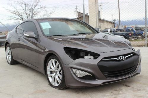 2013 hyundai genesis coupe 3.8 damaged salvage runs! only 3k miles loaded l@@k!