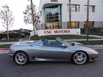 2001 ferrari 360 spider recent belt service tons of service history  430 wheels