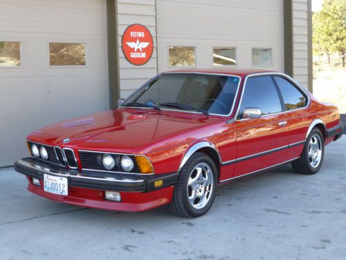 Beautiful 1986 bmw 635csi 5 speed, leather, sunroof, loaded