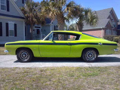 1968 plymouth barracuda fastback 5.6l