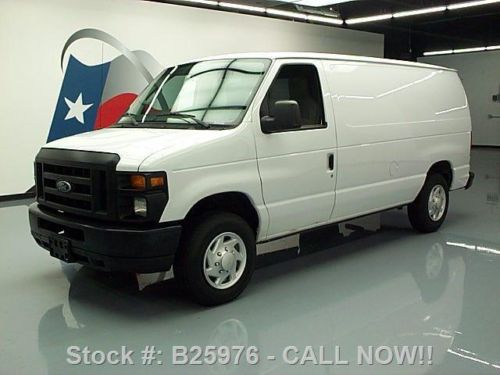 2011 ford e-150 cargo van partition custom shelving 63k texas direct auto