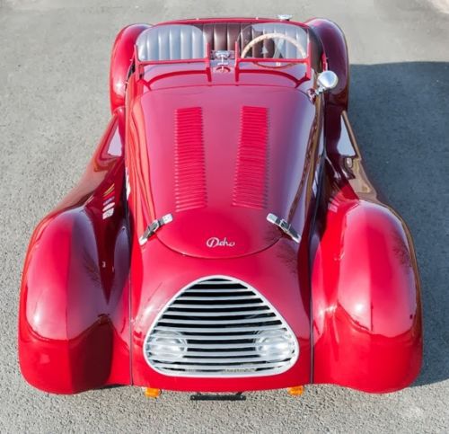 Simca 8 deho osca red mille miglia 1952 race car