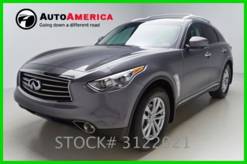 We finance! 12630 miles 2012 infiniti fx35 w/nav  3.5l v6 24v premium bose