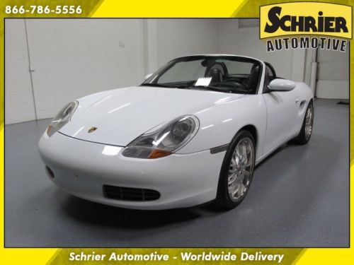 1997 porsche boxster white rwd power covertible soft top bose audio