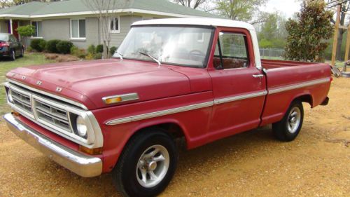 1972 ford f100 custom short bed  302/3 speed