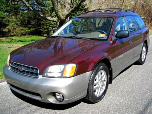 2001 subaru outback awd wagon 82k    no reserve!
