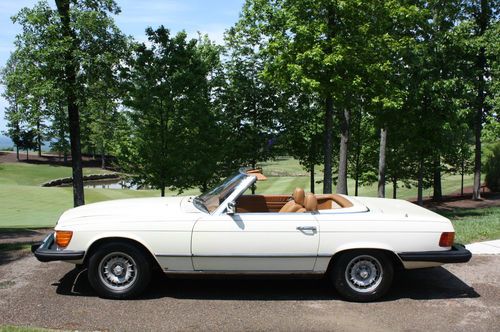 Mercedes benz 450 sl - 1978 model - one owner - tan with brown leather