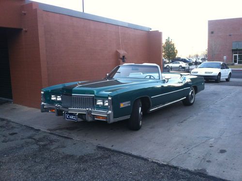 1976 cadillac eldorado base convertible 2-door 8.2l