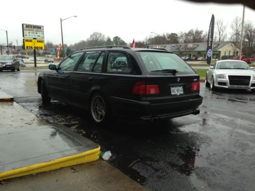 2000 BMW 540i touring wagon M5 package CLEAN V8 4.4l Black, image 4