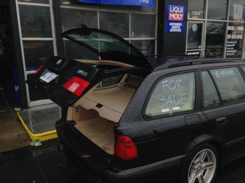 2000 BMW 540i touring wagon M5 package CLEAN V8 4.4l Black, image 8