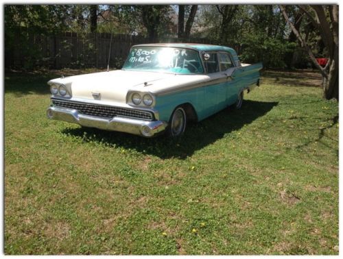 1959 Ford Fairlane Galaxy 500 28K Original Miles with A/C & Record Player, US $7,000.00, image 20
