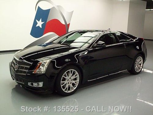 2011 cadillac cts premium coupe 3.6l sunroof nav 22k mi texas direct auto