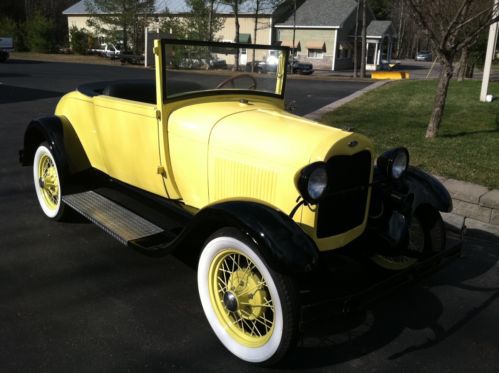 1928 ford model a roadster tribute, open car