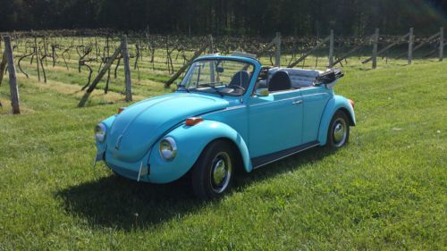 1973 volkswagen super beetle convertible