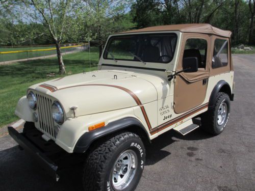 1986 jeep cj7 special edition sport utility 2-door 4.2l 4wd