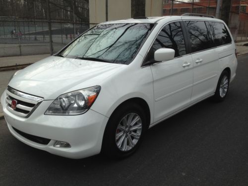 2006 honda odyssey ex-l leather sunroof dvd power sliding doors clean title