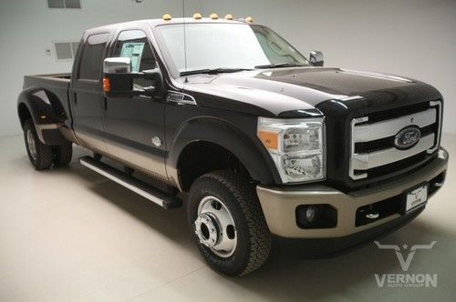 2013 king ranch crew 4x4 navigation sunroof leather heated v8 diesel