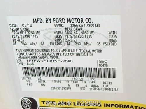 2013 FORD F-150 KING RANCH ECOBOOST 4X4 SUNROOF NAV 31K Texas Direct Auto, US $39,980.00, image 12