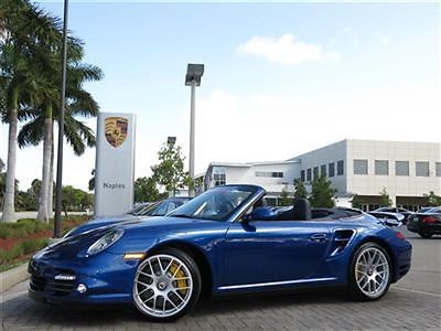 2011 porsche turbo s cabriolet, one owner, florida car, certified, 4750 miles