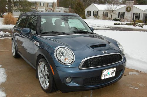2009 mini cooper s clubman horizon blue 6 speed automatic 31744 miles