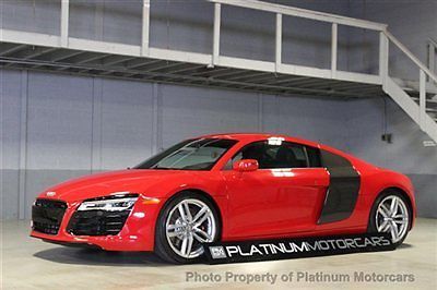 2014 audi r8, s-tronic, carbon fiber, diamond stitch interior, 2k miles