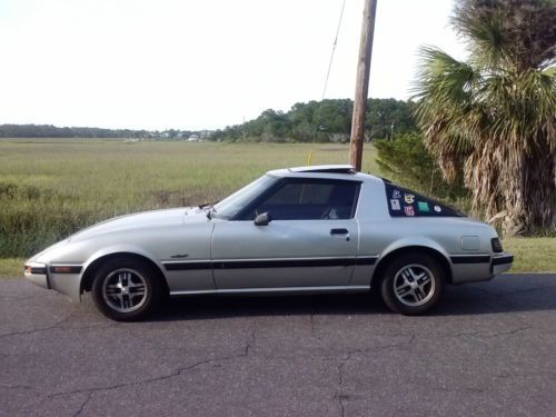 1985 mazda rx7 gsl-se 12a 5 spd rotary driver screamer see video