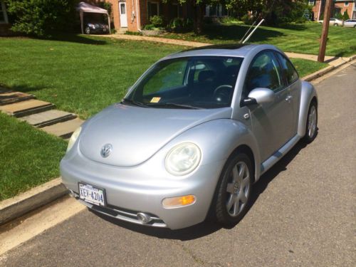 Silver 2002 vw beetle glx turbo/ 84k miles. very good condition. clean title.
