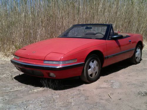 1990 buick reatta convertible, runs great, some old car issues.