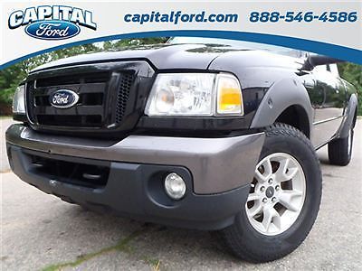 Fx4 ford ranger 4wd supercab 126 truck gasoline 4.0l v6 cyl engine black