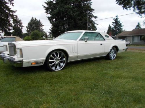 1977 lincoln mark v base coupe 2-door 7.5l