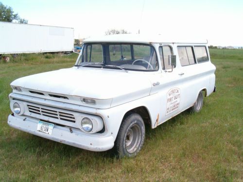 &#039;62 chevy c10 suburban, 69,000 miles!, 2nd owner, runs good, 235 chevrolet truck