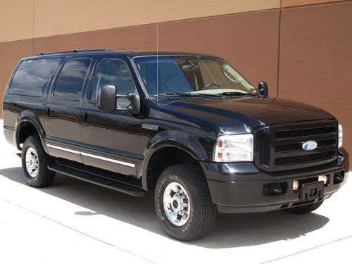 2005 ford excursion suv limited 6.8l v10 gasoline 4x4 third row tv/dvd rust free