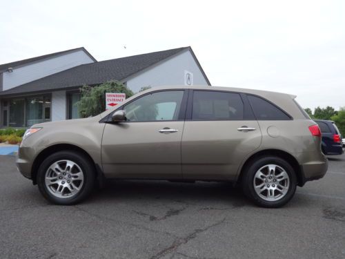 2009 acura mdx sh-awd 3.7l v6 auto 3rd row leather moonroof super nice!