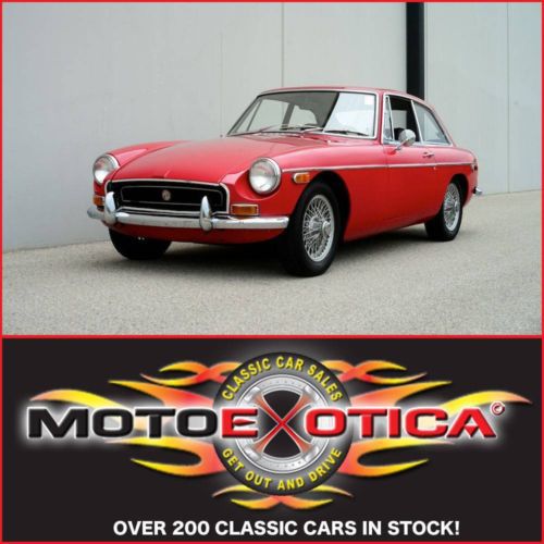 1970 mg b gt coupe - disc brakes - great driver - 4 speed - 4 cylinder - lqqk !!