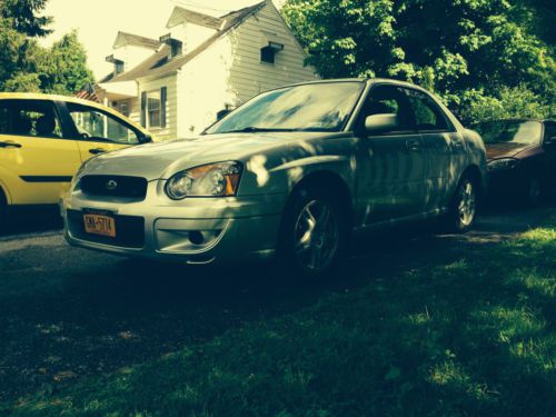 2004 subaru impreza rs sedan 4-door 2.5l