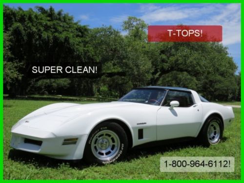 1982 chevrolet corvette t-tops orig miles book of service history and maintenanc